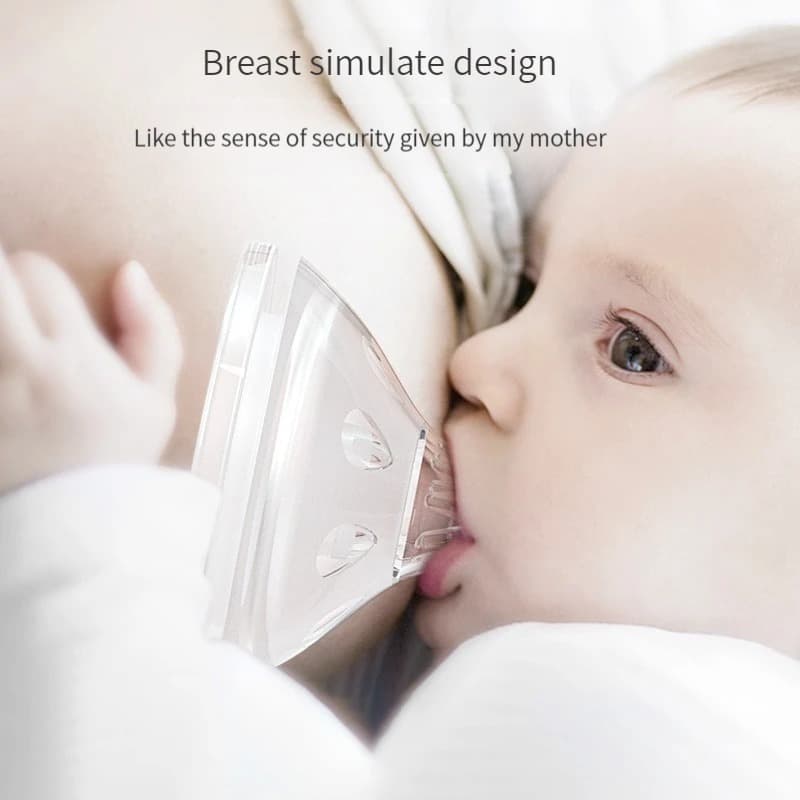 Szklana butelka dla niemowląt ze słomką